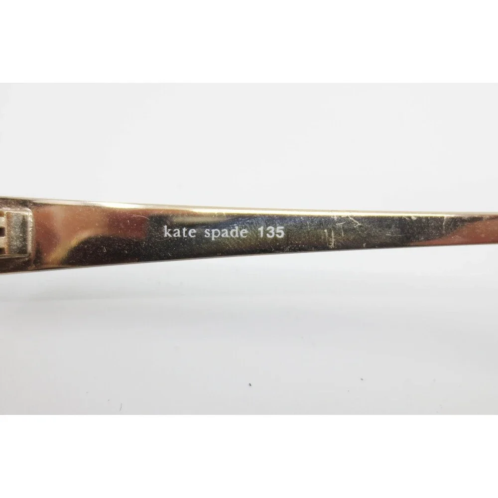 Kate Spade Darla/S Sunglasses Gold Black Butterfly Frame 0EC6Y7 63-13-135 Womens